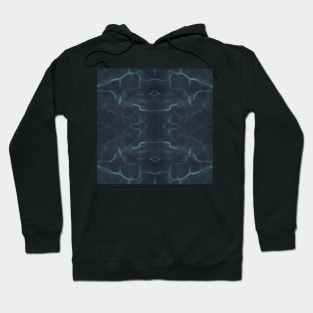 Marble Blue Dark Water Hoodie